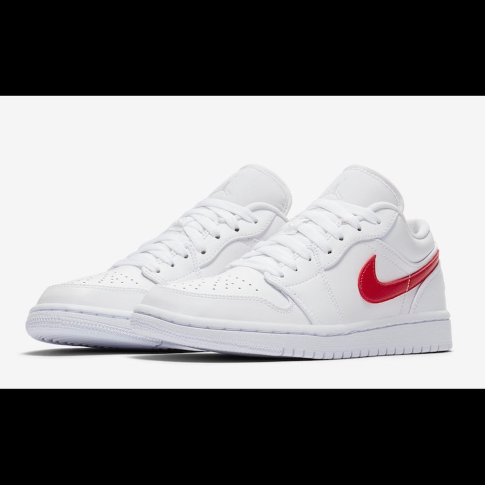 New✨Air Jordan 1 Low
White/University Red